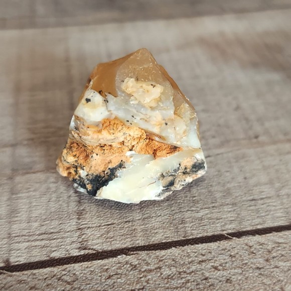 Natural Yellow Opal Stone from Tanzania Rough Gemstone - Picture 6 of 7